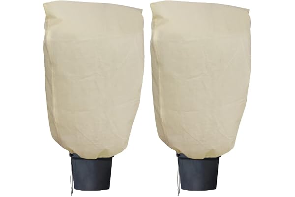 Tesmotor Housse D'hivernage Housse de Protection pour Plantes à Utiliser en Hiver 2Pack - (100 x 80 CM)