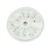 24 Pcs 3D Rhinestones Dangles Charms Acrylic UV Gel Nail Art Decoration New