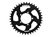 Produktbild Black 38T Chain Wheel Crankset Electric Bicycle 8FUN Center Drive Motor Kits For BAFANG BBS01 250w 350w BBS02 500w 750w Mid Drive Motor