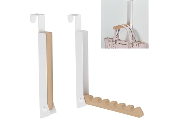 NatureMan över dörrhängaren, vikbart torkställ för kläder, 2-pack, litet utrymme, hopfällbar, bärbar, hängande klädhängare för tvättstuga, badrum, sovrum, reseförvaring och torkning