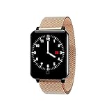 bescita Fitness Tracker Fitnessuhr IP67 Fitness Armband Smartwatch Wasserdicht Armband Sport Uhr Activity Tracker für Damen Herren Schrittzähler Blutdruck Pulsmesser Kalorienzähler-Android/IOS (Gold)