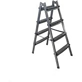 Durable 4+4 Metal Step Ladder with Double Sides