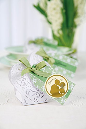 Avery Zweckform 56812-A Sticker auf Rolle Hochzeit 38 mm 50 Aufkleber im Spender (stabile Verpackung) - 8