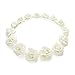 Allsorts® White Glitter Floral Boho Garland Headband for Festivals & Weddings