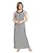 Tucute Women Beautiful Line print Nighty / Night Gown / Night Dress (Black) (Free Size) D.No.1278 RS.360.00