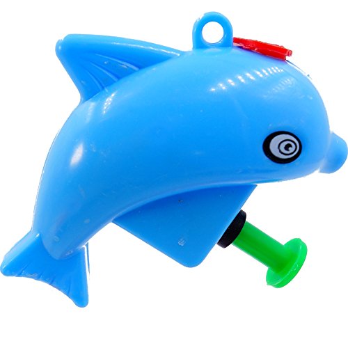 German Trendseller® – 12 x Wasserspritzer – Meerestiere ┃ NEU ┃ Mitgebsel ┃ Kindergeburtstag ┃ Kinder Pool Party ┃ Extra Spritzig ┃ 12 Wasserpistolen - 5