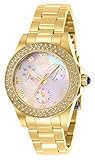 Invicta 28481 Angel Damen Uhr Edelstahl Quarz perlmutt Zifferblat