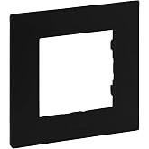 Frame 1 element Legrand 864571 series Niloe Step Black Matte