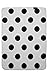 Meyco Baby Blanket Black Label 100% Organic Cotton, 75 x 100 cm, Big Dot, Black / White
