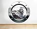 Produktbild tekkdesigns G213 Sea Lion Arctic Snow Ice Cool Fenster Wandbild Aufkleber 3D Kunst Aufkleber Vinyl Raum
