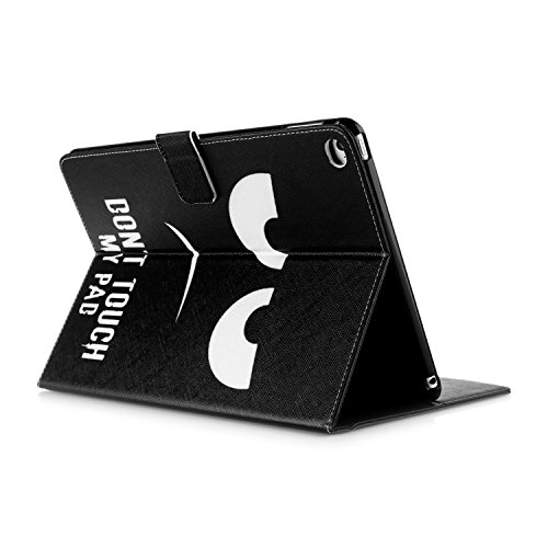 iPad Mini 4 Hülle, Deenor PU Leder Abdeckung Stand Flip Schutzhülle Hülle für Apple iPad Mini 4 Generation. (DON’T TOUCH MY PAD) - 4