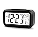 Produktbild 5,3" LED Digitaluhr Wecker Beleuchtung Digitalwecker Reisewecker mit Datum und Temperatur Anzeige, Schlummertaste, Sensorlicht und Nachtlicht - Schwarz(Black)