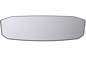 ‎ASUDARO Auto Innenrückspiegel, Auto Panorama Spiegel Auto Rückspiegel Weitwinkel, Blendschutz, Universal Innenspiegel Beifahrer Rückspiegel für Toten Winkel 299x90mm / 244x90mm,Schwarz