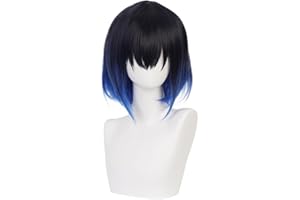 ZGNGLIZ Anime Cosplay Perücke für Demon Slayer: Kimetsu no Yaiba Characters Spielen Sie Hashibira Inosuke Cosplay Perücken mit Free Wig Cap