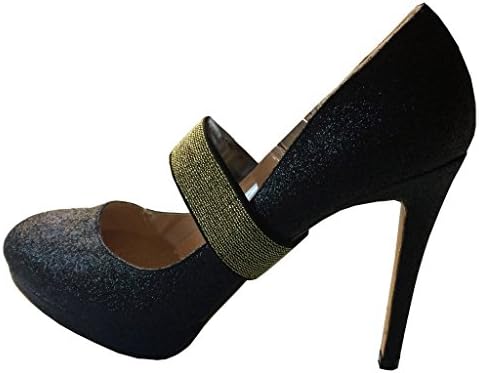 Detachable, Reusable, Elasticated Shoe Straps, Heel Grips, Shoe Decoration, Wedding Shoe Accessories (Gold)