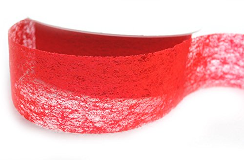 Dekoband VLIES 4 cm x 3 m Ostern Set Gelb Rot Grün Orange 4 Stück 40 mm Geschenkband Tischdekoration Osterdekoration Basteln - 5