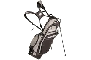 Benross By American Golf Pro 5 Golf Stand Bag with 6-Way Club Divider & Travel Support Rod - Lightweight Water-Resistant Carry Bag with Dual Straps & 5 Pockets
