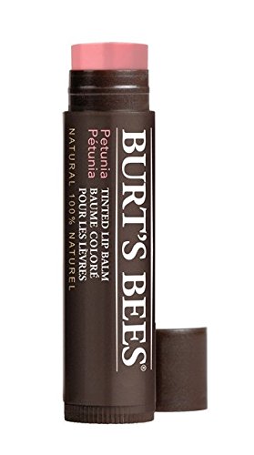 Burt's Bees 100% Natural Tinted Lip Balm, Petunia, 4.25g