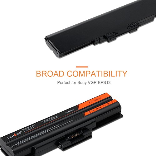 LENOGE Ersatz Hochleistung Akku Li-ion Laptop Batterie Für Sony Vaio Kompatible Teil VGP-BPS13B/S VGP-BPS13S VGP-BPS13B/Q VGP-BPS13A/R VGP-BPS13AB 18 Monate Garantie - 2
