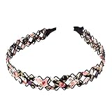 sourcingmap® Textil Geflochten Wellen Haarband Haarreifen Stirnband Ornament 2 STÜCK - 