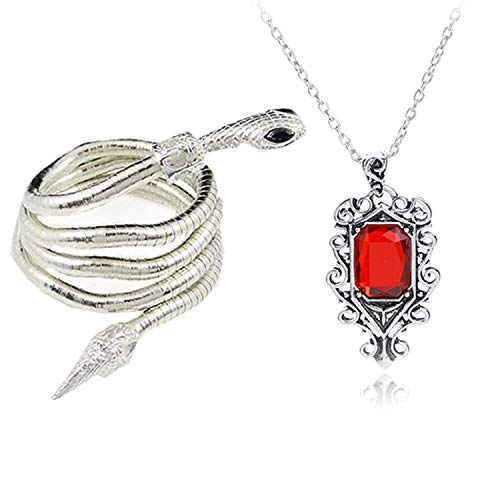 YouU Set Bracciale e Collana Isabelle Lightwood Shadowhunters Collana City of Bones The Mortal Instruments Con Scatola di Immagazzinaggio