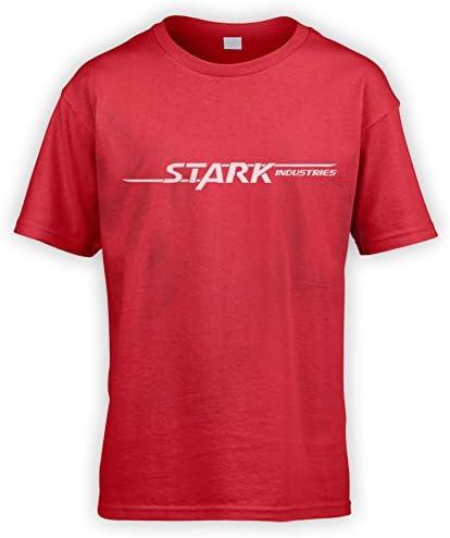 This Way UpStark Industries Kids T-Shirt -x10 Colours- XS to XL Sizes (3 to 13 Years)