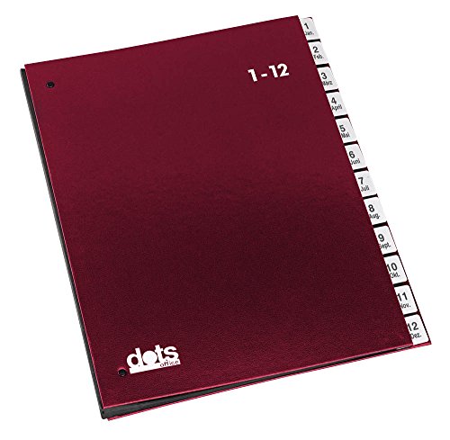 DOTS PULTORDNER 1-12 ROT