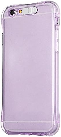 VingDy Phone Case New Soft TPU LED Flash Light Up Remind Incoming Call Case Cover For IPhoneX (Transparent Purple)