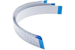 TREADAX Treedix FFC Ribbon Cable, 20pcs Flat Flexible Cables 40 pin 0.5mm Pitch 200mm in Length for LCD TV Car Audio DVD Player Screen Laptop Raspberry Pi 3/3B+/4B