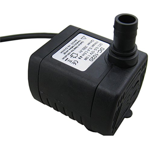 Yeeco 200L / H Max1.5M DC 5.5-12V 6V 9V 12V Wasserpumpe Elektro Brushless Mini-Tauchmotorpumpen für Aquarium Fish Fountain Garden House Wasser Hydroponic - 5