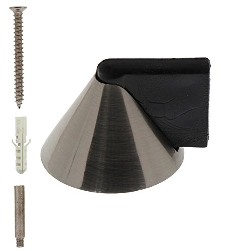 BURG-WÄCHTER Magnet-Türstopper, Höhe: 40 mm, Inkl. Befestigungsmaterial, Haltekraft: ca. 6-7 kg, TBM 2440 Ni SB, Edelstahl-Optik - 4