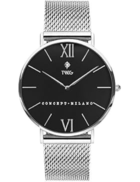 Armbanduhr TWIG Chagall Silber/Schwarz Mesh klassisch