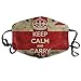 Produktbild Keep Calm and Carry On with UK Flag Printed Mouth Masks Unisex Anti-dust Masks Reusable Face Mask