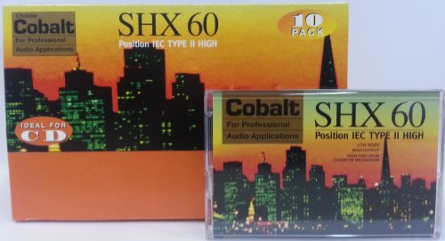 Preisvergleich Produktbild Audio Cassette C 60 SHX Chrom (CrO2); 10 er Pack; 60 Minuten; Made in Austria; Low Noise; Leercassette; Audio - Leerkassetten [Musikkassette]