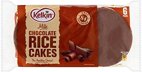 Kelkin Milk Chocolate Coated Rice Cakes (100g) - Pack of 2