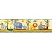 RoomMates Repositionable Childrens Wall Sticker Border  Jungle Adventure