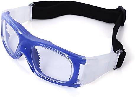 Leopard Shop DX070 Outdoor Sport Football Basketball Skiing Protective Goggles with Myopia Lens - Bright Blue