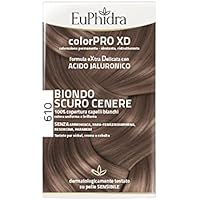 Euphidra Colorpro XD con Acido Jaluronico Più Idratazione, Più Morbidezza, Più Volume, Più Lucentezza, 610 Biondo Scuro Cener