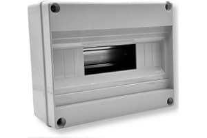 GASIASHOP SRL CENTRALINO DA PARETE 12 MODULI GUIDA DIN INCORPORATA IP40 246 x 197 x 112MM