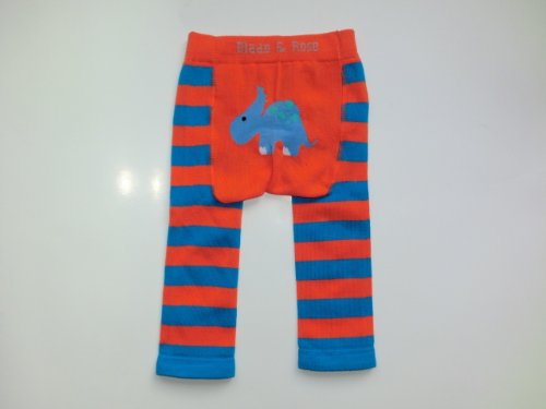 Blade & Rose Dinosaur Leggings - Orange/Blue