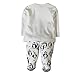 Bóboli Unisex Baby PACK 4 PIECES WITH SAMLL GIFT CASE Full Long Sleeve Clothing Set, Off-White (off White 1111), 0-3 Months (Manufacturer size: 1M) (M