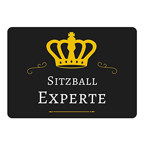 Preisvergleich Produktbild Mousepad Sitzball Experte schwarz