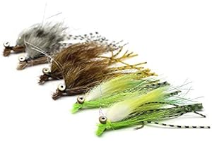 YZD Pêche à la mouche Kit mouches grosse truite Top 10 Mouches Équipement de pêche à la mouche Prime Mouches sèches humides Leurres truite Banderole Nymphe Émergent Pêche Assorti Mouches à truite Saumon Basse