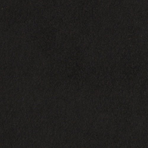 Deko Velour Polster Stoff Alcantara Imitat Antara Plus Wildleder Optik Microfaser Meterware uni in verschiedenen Farben Black