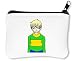 Produktbild Blonde Kid In A Sweater Reißverschluss-Geldbörse Brieftasche Geldbörse