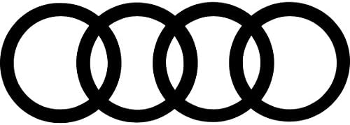 Audi rings car vinyl sticker decal a1 a2 a3 a4 a5 a6 uk funny gift humor