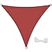 Produktbild CelinaSun Sonnensegel, Sonnenschutz Garten Balkon und Terrasse wetterbeständig HDPE atmungsaktiv Schattenspender 0010472 Dreieck 3 x 3 x 3 m terrakotta