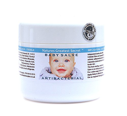 Natures Greatest Secret Babycare Soothing Salve with Coconut Oil, Colloidal Silver and Now with Calendula -150ml
