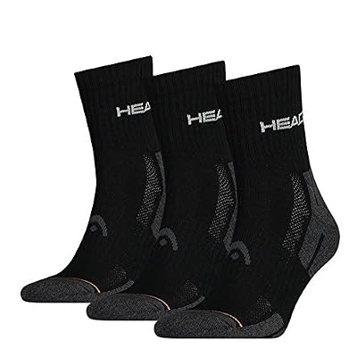 Head Performance - Chaussettes de sport - Lot de 3 - Homme - Noir (Black) - FR: 43-46 (Taille fabricant: 43/46)