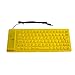 Produktbild Sguan-wu 85 Tasten USB verdrahtete Wasserdichte faltende Silikon-Tastatur für PC Laptop Notebook - Gelb